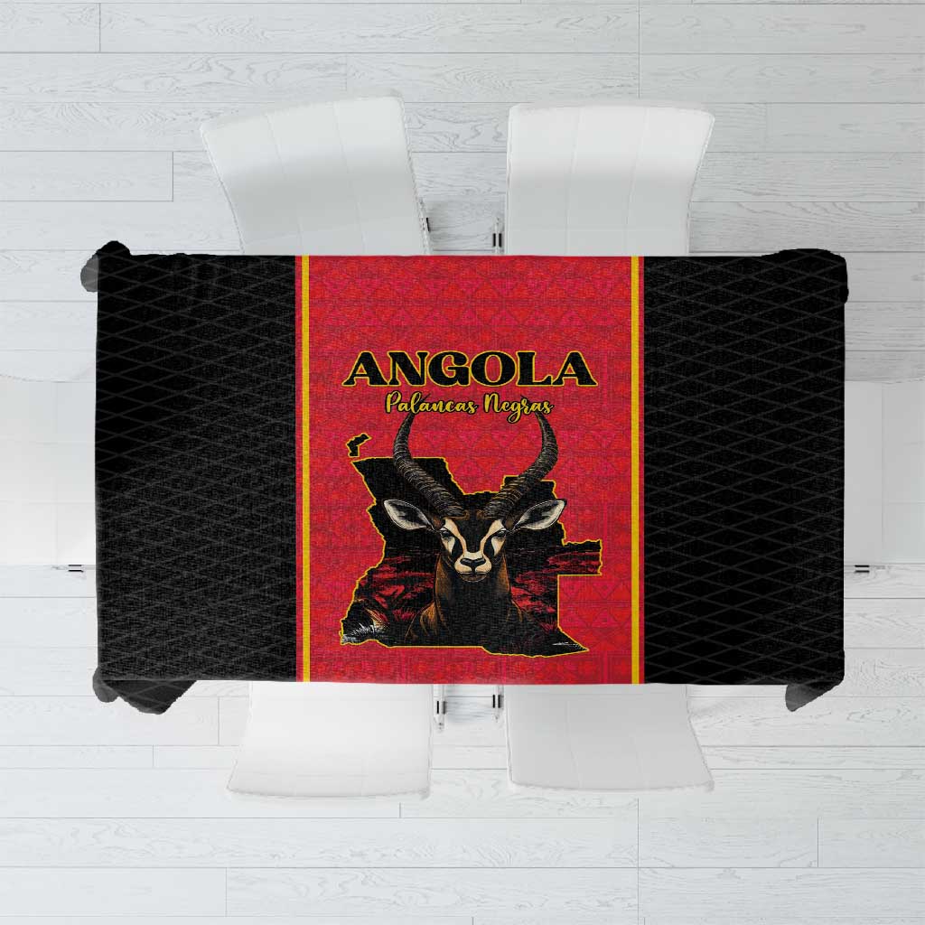 Angola Football Tablecloth Come On Palancas Negras - African Pride