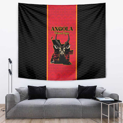 Angola Football Tapestry Come On Palancas Negras - African Pride