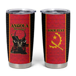 Custom Angola Football Tumbler Cup Come On Palancas Negras - African Pride