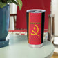 Custom Angola Football Tumbler Cup Come On Palancas Negras - African Pride