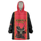 Custom Angola Football Wearable Blanket Hoodie Come On Palancas Negras - African Pride