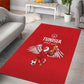 Tunisia Football Area Rug Eagles of Carthage Rise - African Pride