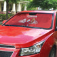 Tunisia Football Auto Sun Shade Eagles of Carthage Rise - African Pride