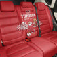 Tunisia Football Back Car Seat Cover Eagles of Carthage Rise - African Pride