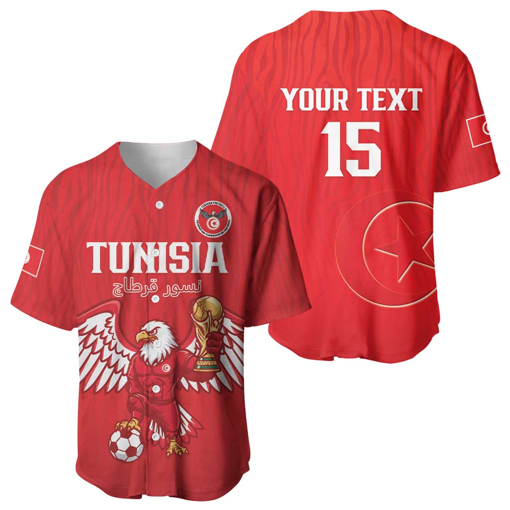 Custom Tunisia Football Baseball Jersey Eagles of Carthage Rise LT15