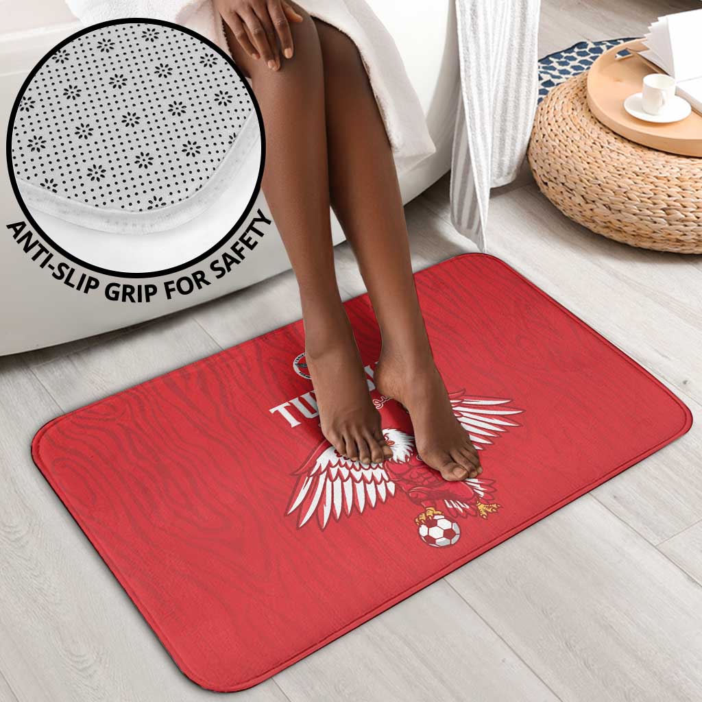 Tunisia Football Bathroom Set Eagles of Carthage Rise - African Pride