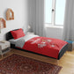 Tunisia Football Bedding Set Eagles of Carthage Rise - African Pride