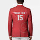 Custom Tunisia Football Blazer Eagles of Carthage Rise - African Pride
