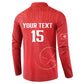 Custom Tunisia Football Button Sweatshirt Eagles of Carthage Rise