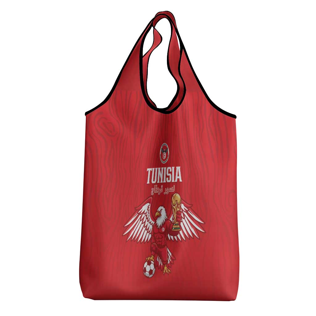 Tunisia Football Grocery Bag Eagles of Carthage Rise - African Pride