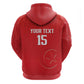 Custom Tunisia Football Hoodie Eagles of Carthage Rise - African Pride