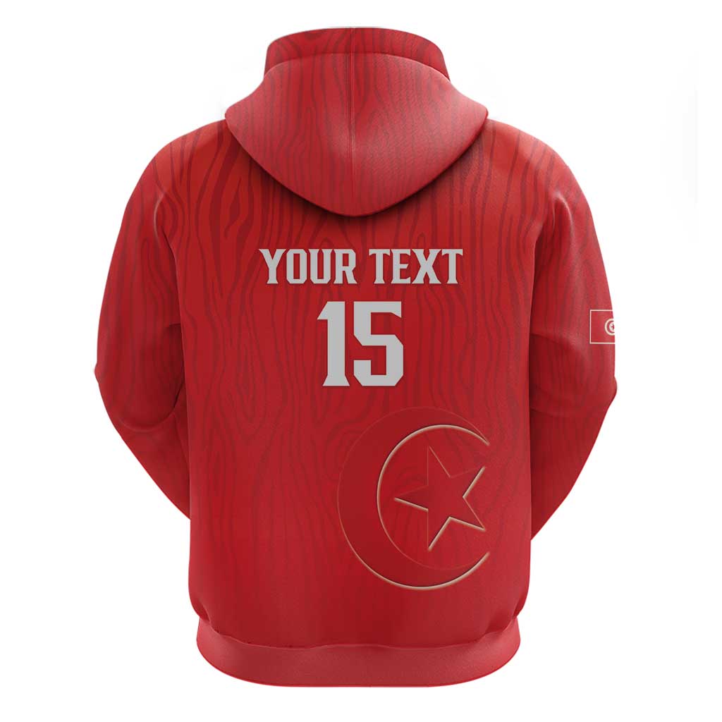 Custom Tunisia Football Hoodie Eagles of Carthage Rise - African Pride