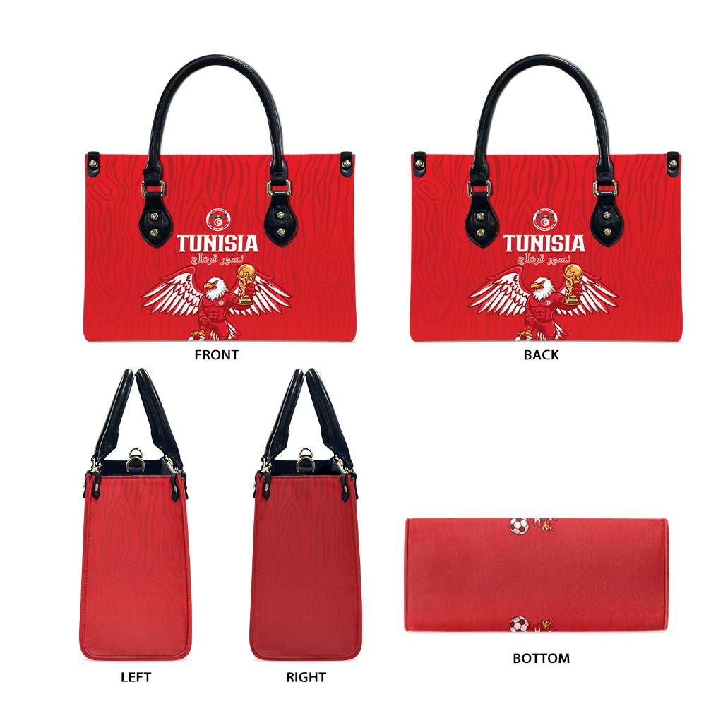 Tunisia Football Leather Bag Eagles of Carthage Rise - African Pride