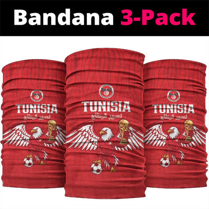 Tunisia Football Neck Gaiter Eagles of Carthage Rise - African Pride