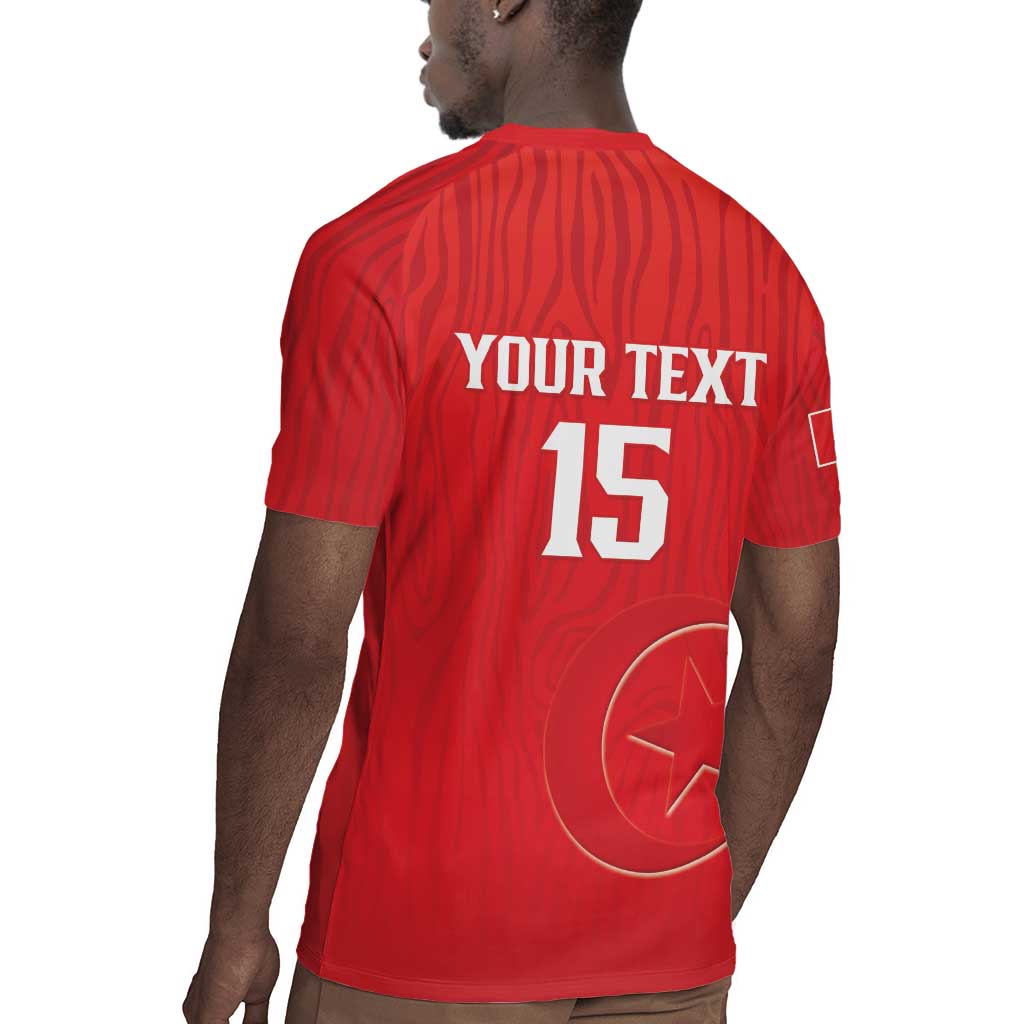Custom Tunisia Football Rugby Jersey Eagles of Carthage Rise LT15