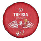 Tunisia Football Spare Tire Cover Eagles of Carthage Rise - African Pride