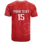 Custom Tunisia Football T shirt Eagles of Carthage Rise LT15