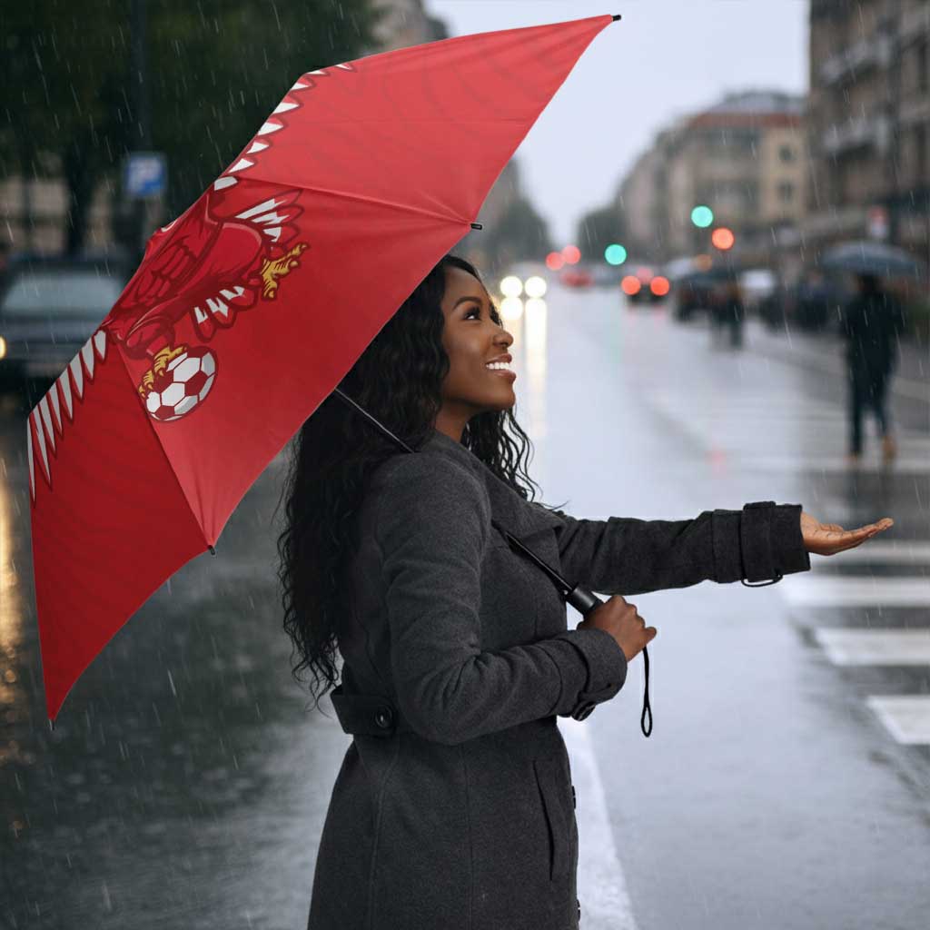 Tunisia Football Umbrella Eagles of Carthage Rise - African Pride
