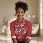 Custom Tunisia Football Women Casual Shirt Eagles of Carthage Rise - African Pride