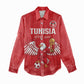 Custom Tunisia Football Women Casual Shirt Eagles of Carthage Rise - African Pride