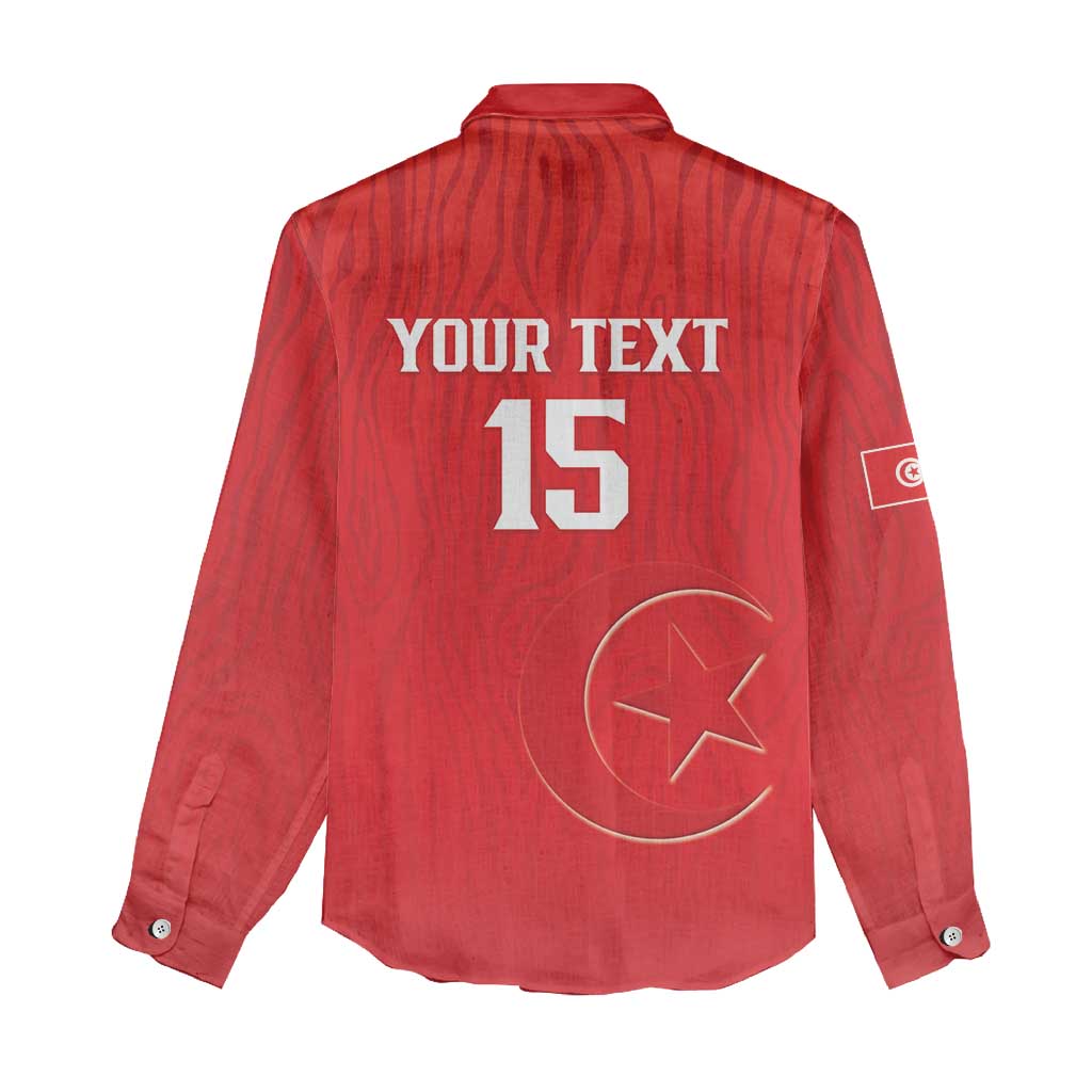 Custom Tunisia Football Women Casual Shirt Eagles of Carthage Rise - African Pride