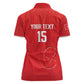 Custom Tunisia Football Women Polo Shirt Eagles of Carthage Rise LT15