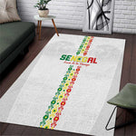 Senegal Football Area Rug Go Champions Lions de la Teranga - African Pride