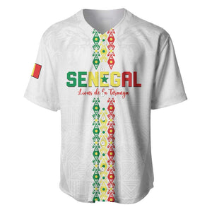 Custom Senegal Football Baseball Jersey Go Champions Lions de la Teranga LT15