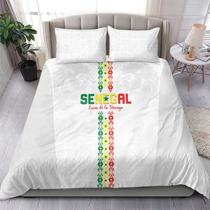 Senegal Football Bedding Set Go Champions Lions de la Teranga - African Pride