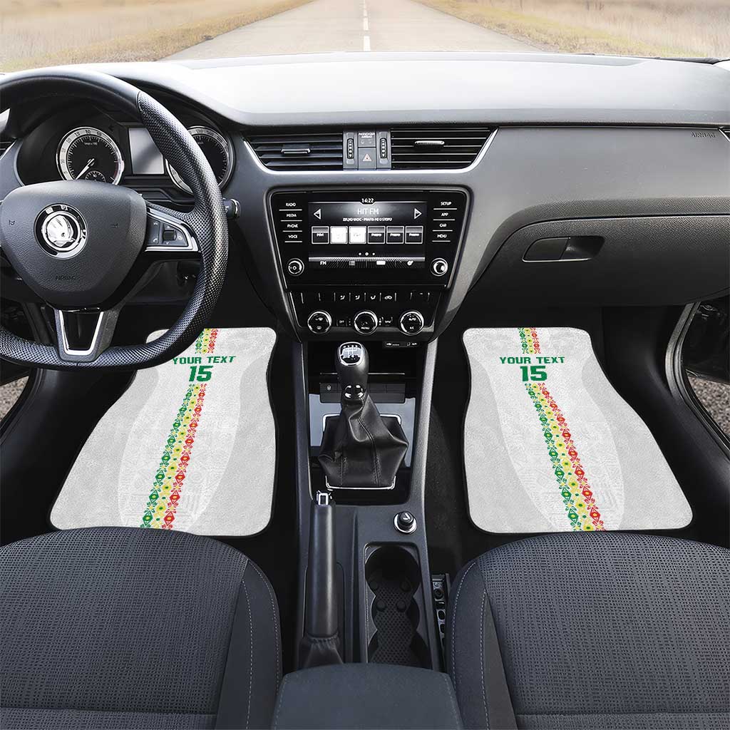 Custom Senegal Football Car Mats Go Champions Lions de la Teranga - African Pride