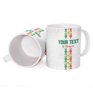 Custom Senegal Football Ceramic Mug Go Champions Lions de la Teranga - African Pride