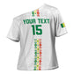 Custom Senegal Football Cross Shoulder Shirt Go Champions Lions de la Teranga - African Pride
