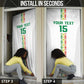 Custom Senegal Football Door Cover Go Champions Lions de la Teranga - African Pride