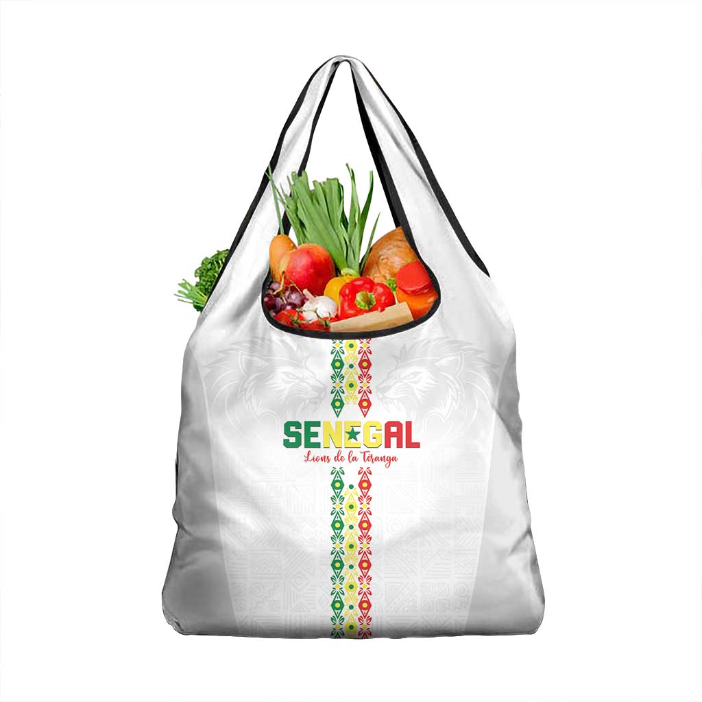 Senegal Football Grocery Bag Go Champions Lions de la Teranga - African Pride