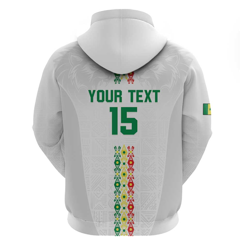 Custom Senegal Football Hoodie Go Champions Lions de la Teranga - African Pride