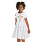 Custom Senegal Football Kid Short Sleeve Dress Go Champions Lions de la Teranga LT15