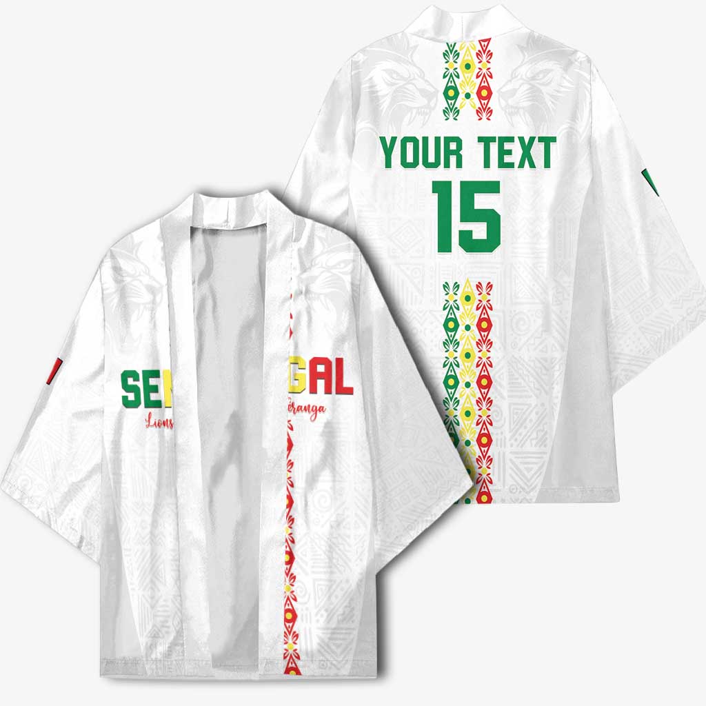 Custom Senegal Football Kimono Go Champions Lions de la Teranga - African Pride