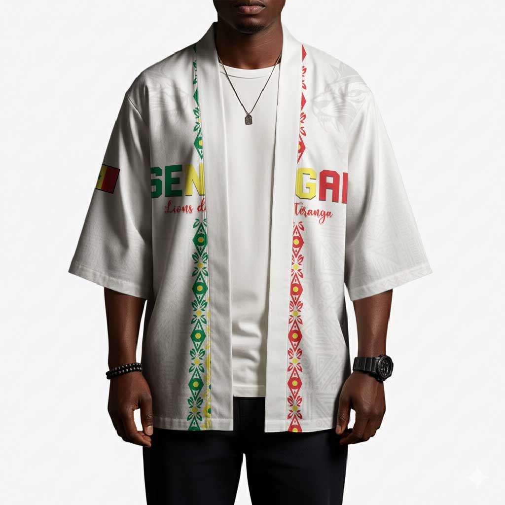 Custom Senegal Football Kimono Go Champions Lions de la Teranga - African Pride