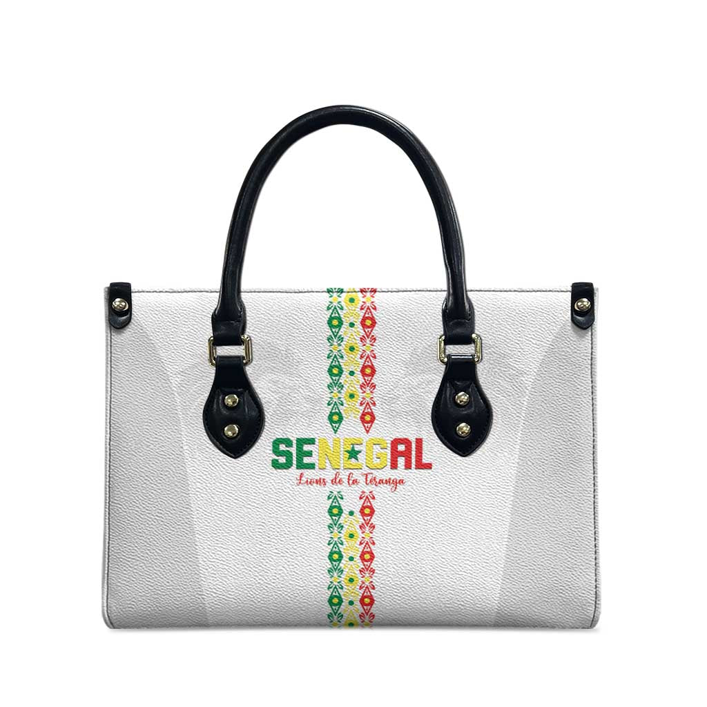 Senegal Football Leather Bag Go Champions Lions de la Teranga - African Pride