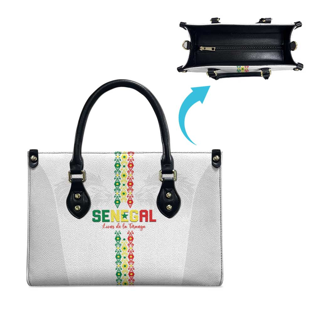 Senegal Football Leather Bag Go Champions Lions de la Teranga - African Pride