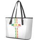 Senegal Football Leather Tote Bag Go Champions Lions de la Teranga - African Pride