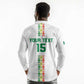 Custom Senegal Football Long Sleeve Polo Shirt Go Champions Lions de la Teranga - African Pride