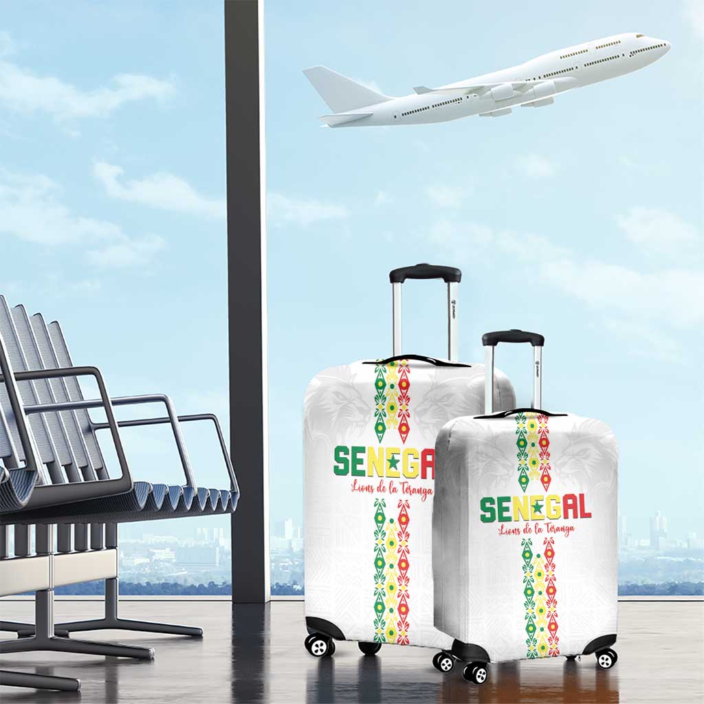Senegal Football Luggage Cover Go Champions Lions de la Teranga - African Pride
