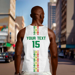 Custom Senegal Football Men Tank Top Go Champions Lions de la Teranga - African Pride