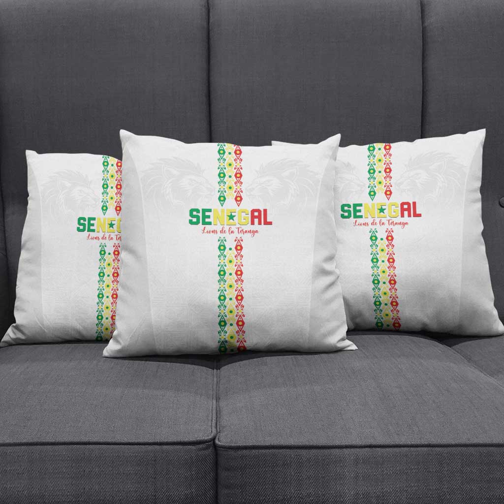 Senegal Football Pillow Cover Go Champions Lions de la Teranga - African Pride