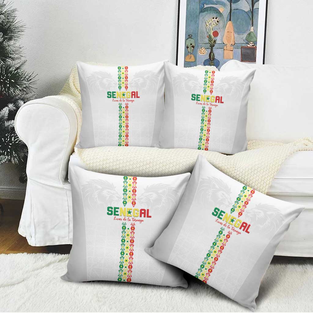 Senegal Football Pillow Cover Go Champions Lions de la Teranga - African Pride