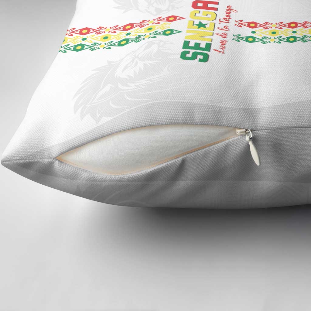 Senegal Football Pillow Cover Go Champions Lions de la Teranga - African Pride