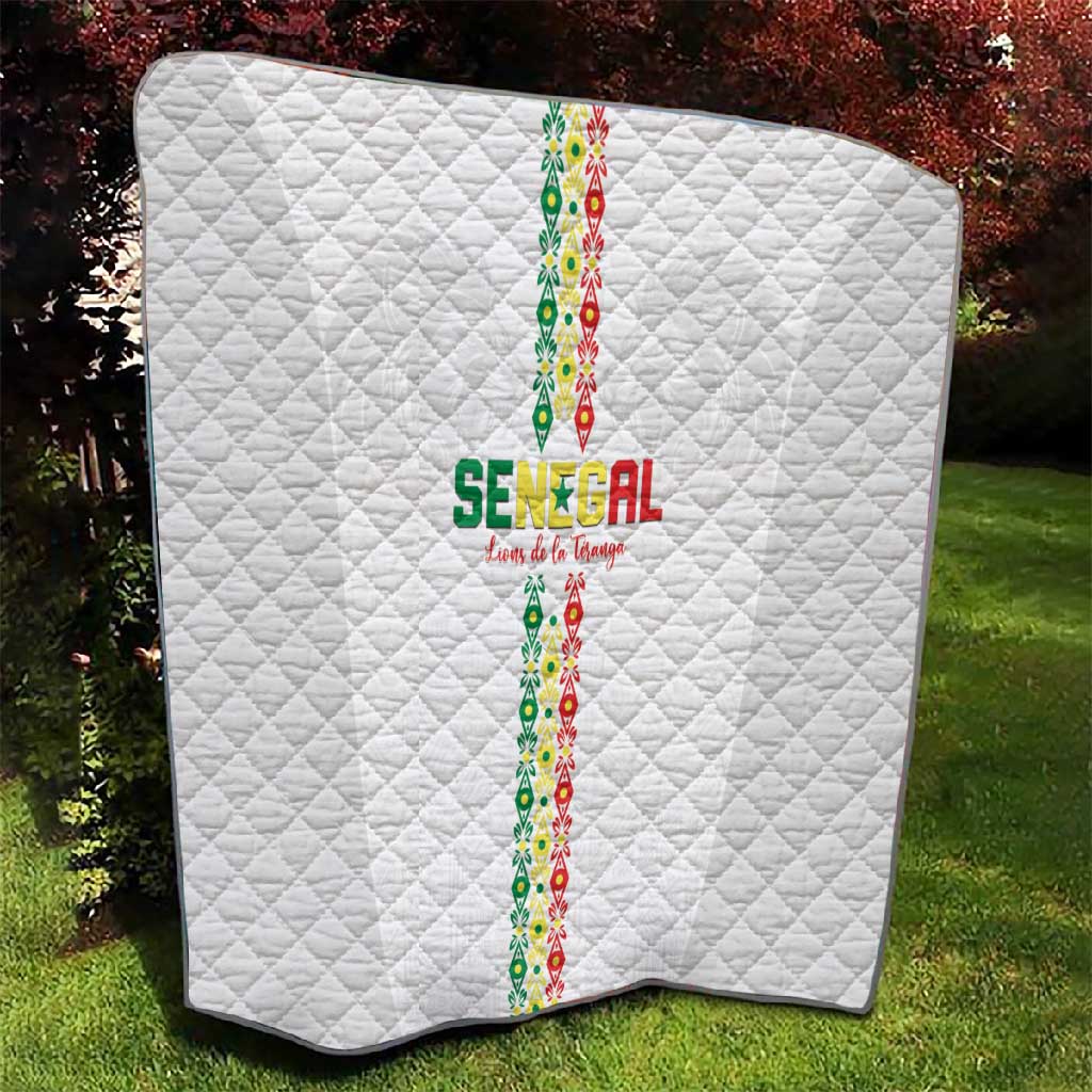 Senegal Football Quilt Go Champions Lions de la Teranga - African Pride