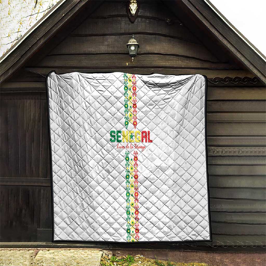 Senegal Football Quilt Go Champions Lions de la Teranga - African Pride