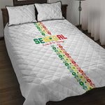 Senegal Football Quilt Bed Set Go Champions Lions de la Teranga - African Pride